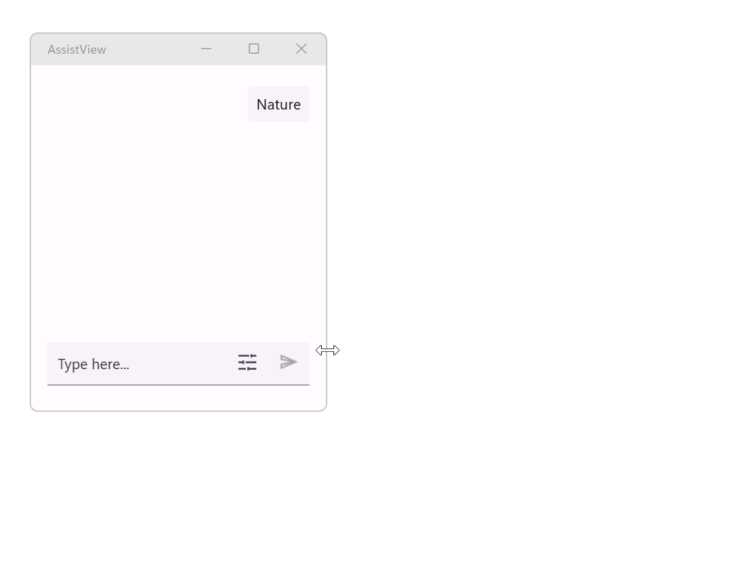 .NET MAUI AssistView action button in editor 